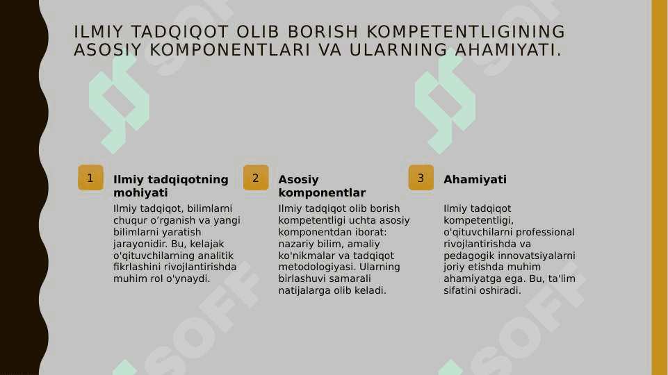 Ilmiy tadqiqot olib borish kompetentligi – bo’lajak o’qituvchi shaxsini shakllantirish omili sifatida 3