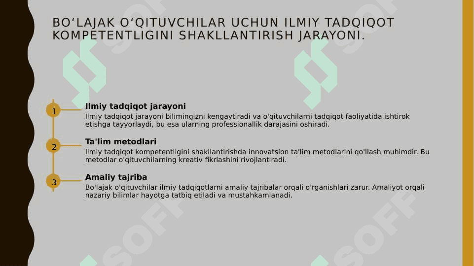 Ilmiy tadqiqot olib borish kompetentligi – bo’lajak o’qituvchi shaxsini shakllantirish omili sifatida 4