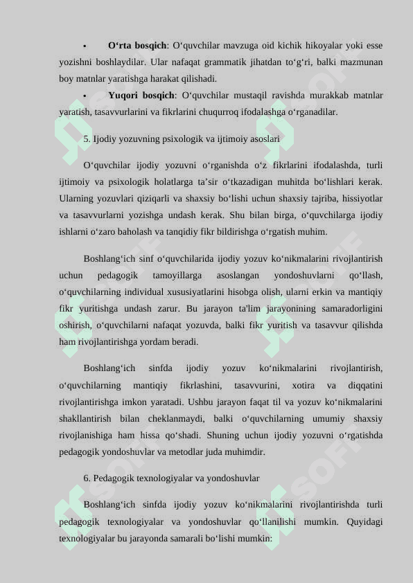 Boshlang‘ich sinf o‘quvchilarida ijodiy yozuv ko‘nikmalarini rivojlantirish 7