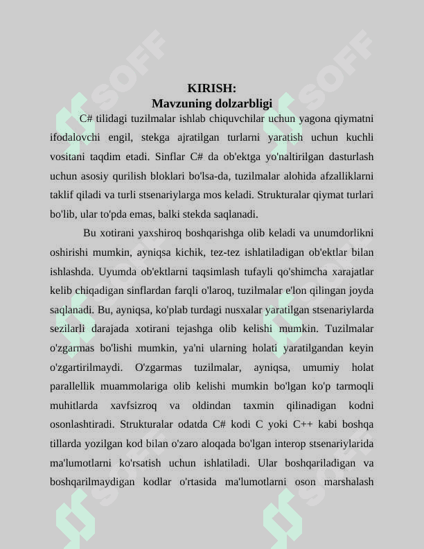 Strukturalar 3