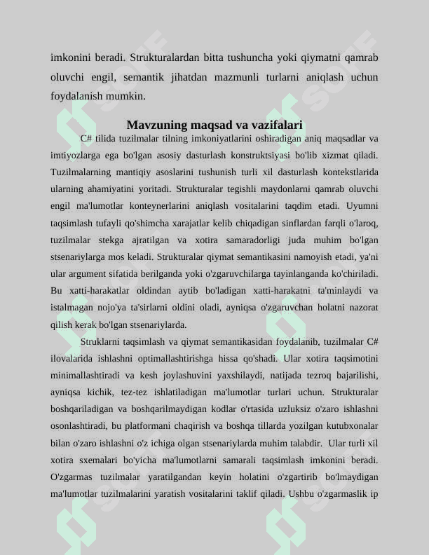 Strukturalar 4
