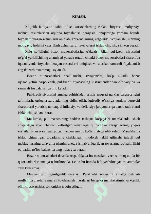 Pul bozorida muvozanat 2