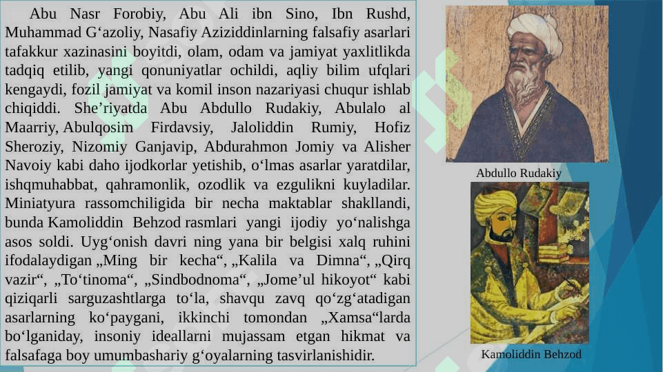 O‘rta osiyolik allomalar ijodida ilmlar tasnifi 5