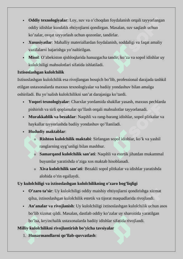 Uy_kulolchiligi_va_ixtisoslik_bilan_bog'liq kulolchilik 3