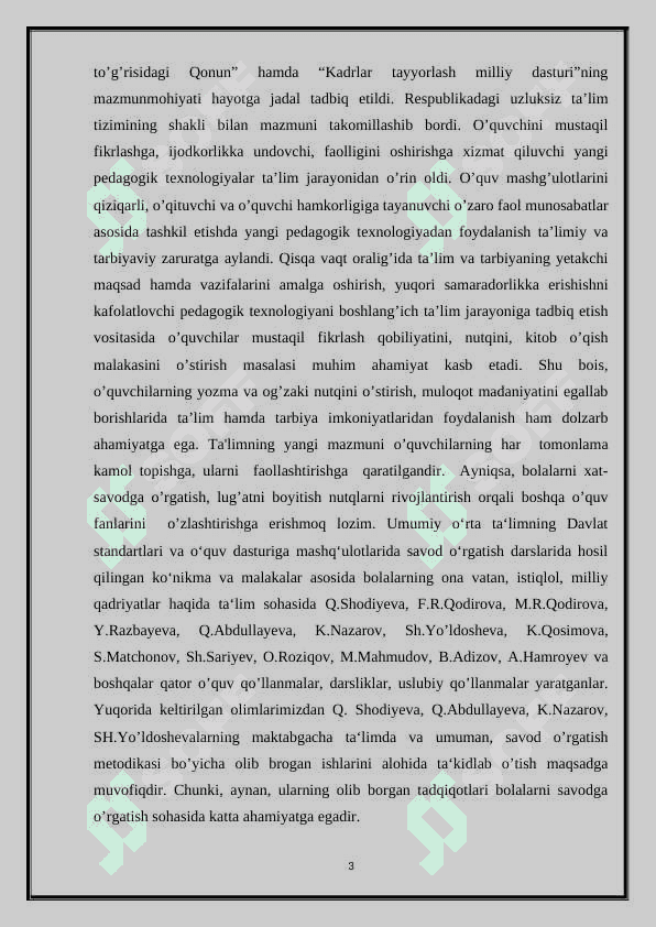 Savod o'rgatish davridagi yozuv darslarida nutq o'stirish usullari 3
