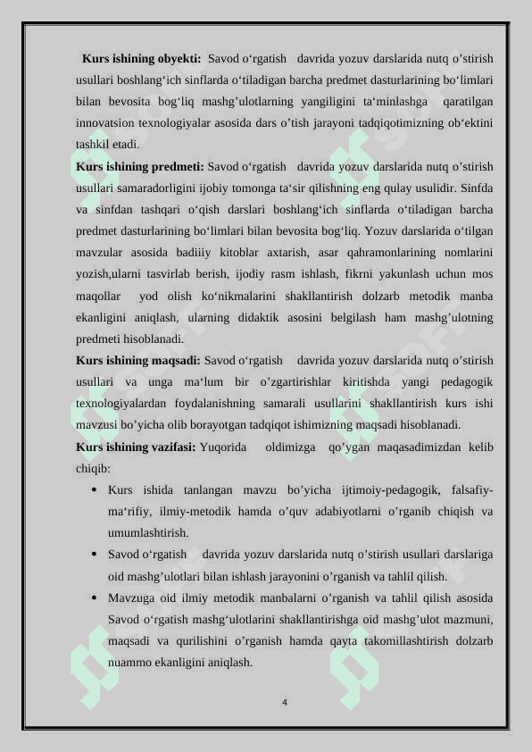 Savod o'rgatish davridagi yozuv darslarida nutq o'stirish usullari 4