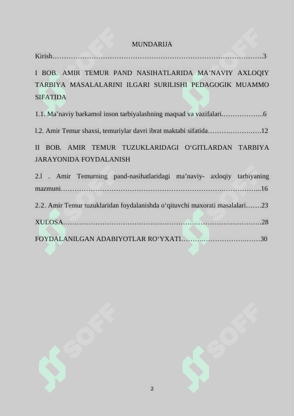 Amir temur pand nasihatlari 2