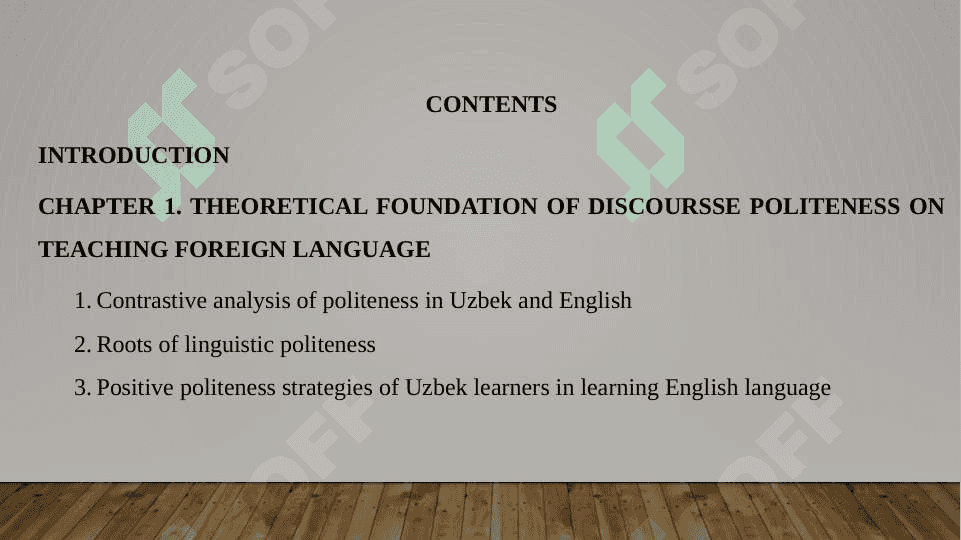 Аnalyzing the Discourse of Politeness of Uzbek Learners of the English Language 2