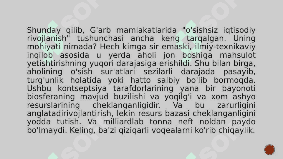 ZAMONAVIY IQDISODIY O’SISH MODELLARI 8