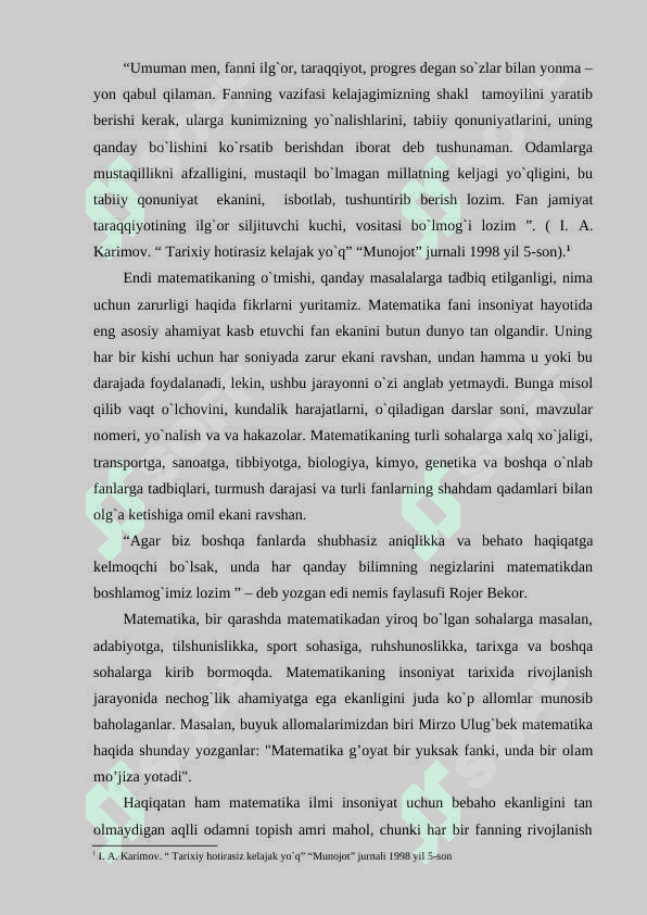 MATRITSALAR   HALQASI 4