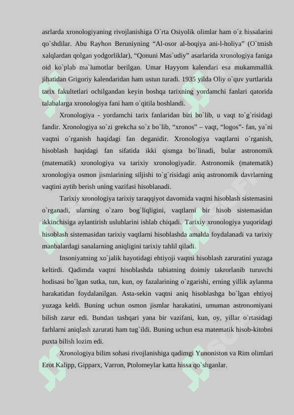 Tarix darslarida xronologik ko'nikmalarni shakllantirish usullari 7