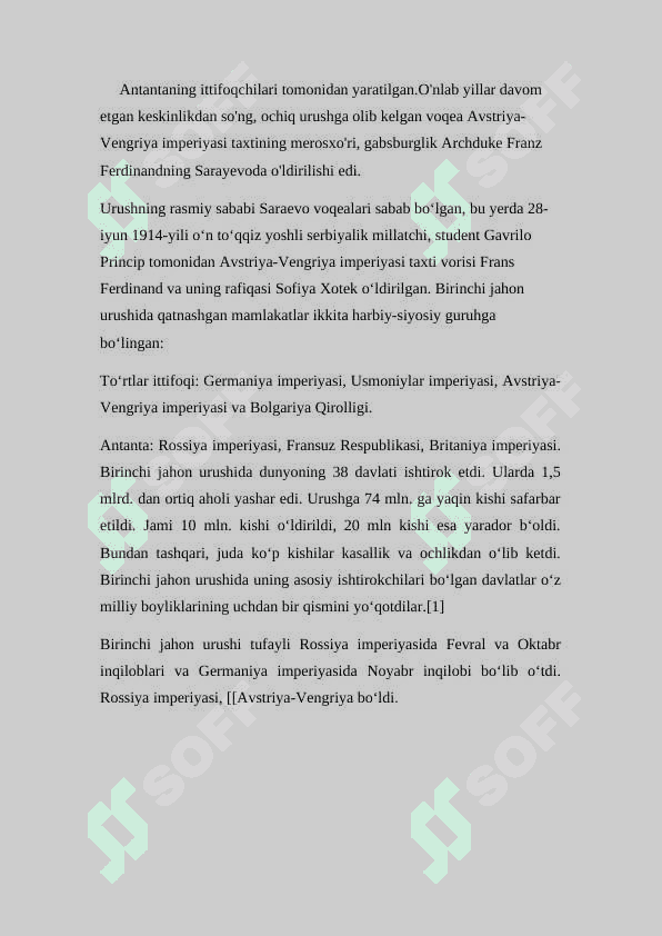 Birinchi jahon urushi va matbuot 4
