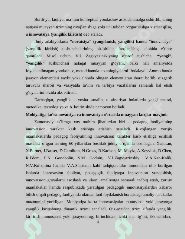 Innovatsion pedagogika 8