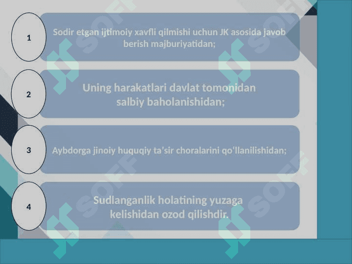 JAVOBGARLIKDAN OZOD QILISH TUSHUNCHASI   VA   TURLARI 3