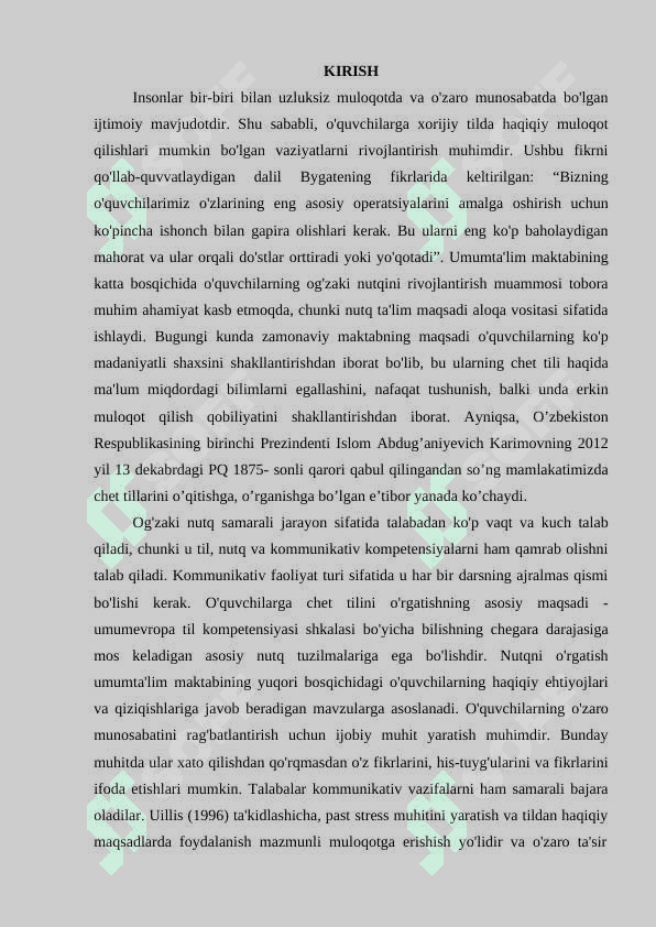 Umum ta’lim maktab o’quvchilariga gapirishni o’rgatishda uchraydigan qiyinchiliklar ( A2 darajadagi o’quvchilar misolida) 3