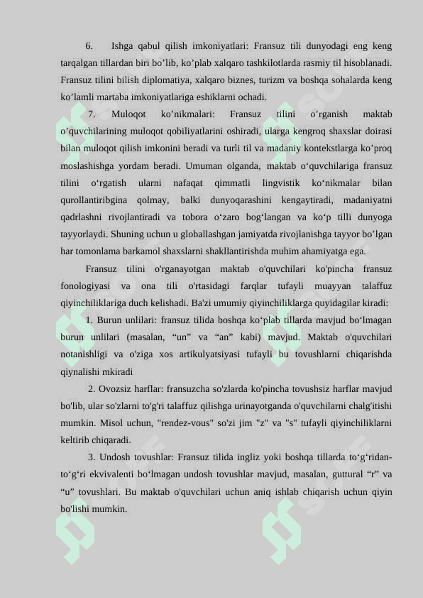 Umum ta’lim maktab o’quvchilariga gapirishni o’rgatishda uchraydigan qiyinchiliklar ( A2 darajadagi o’quvchilar misolida) 7