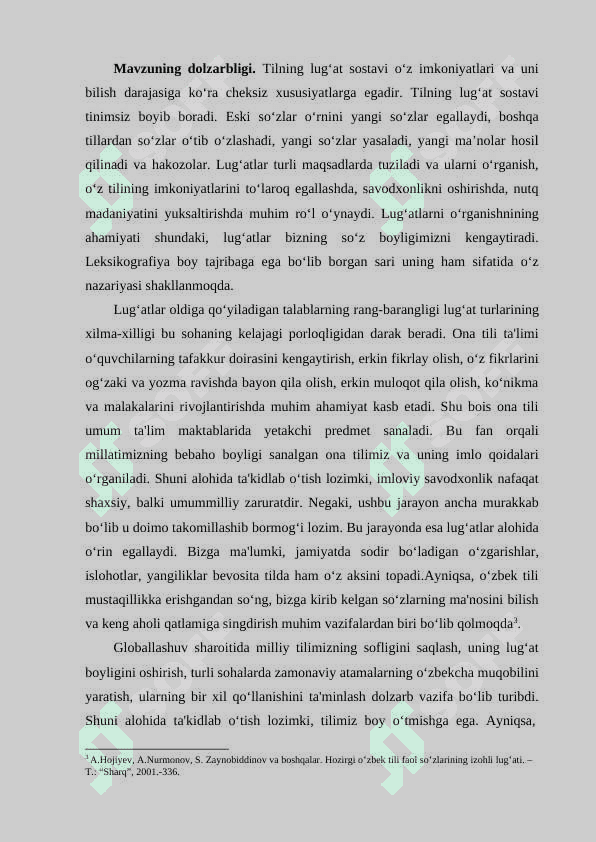 Lug‘atshunoslik. Lug‘atlarning turlari 4