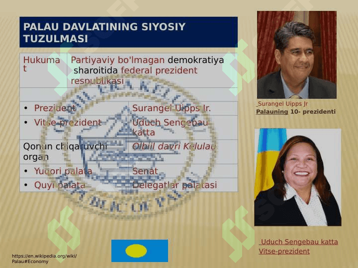 Palau Respublikasining bojxona siyosati tahlili 4