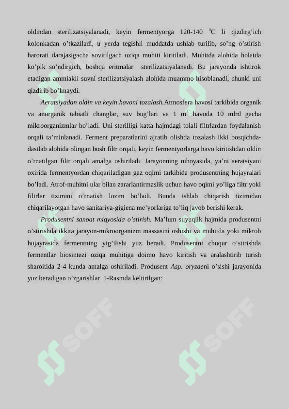 Fermentlarni mikrobiologik sintez yo’li bilan ajratib olish 8