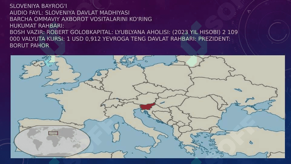 Sloveniya davlati bojhona ma’lumotlari 4