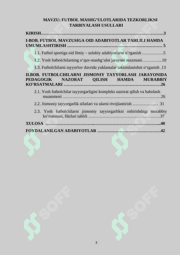 FUTBOL MASHG’ULOTLARIDA TEZKORLIKNI TARBIYALASH USULLARI 2