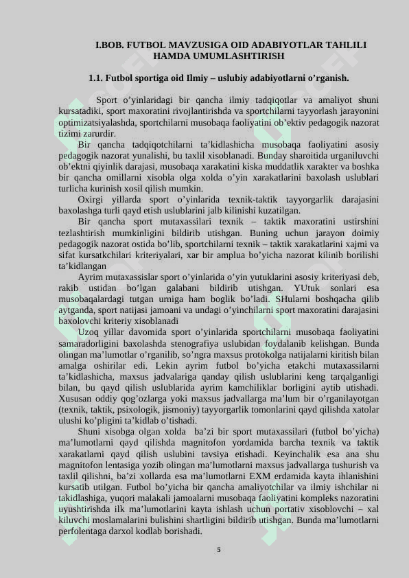 FUTBOL MASHG’ULOTLARIDA TEZKORLIKNI TARBIYALASH USULLARI 5