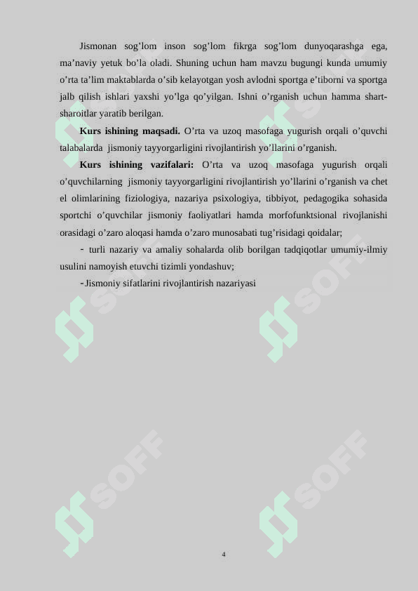 Uzoq masofalarga yugurish texnikasini takomillashtirish asoslari 4