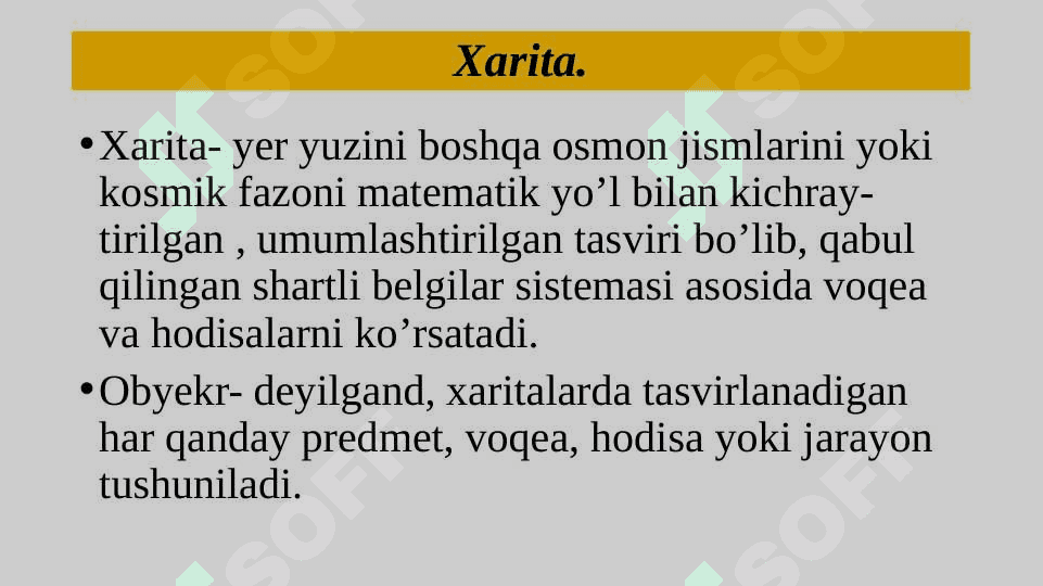 Geografik xaritalarni tahlil qilish va baholash 2