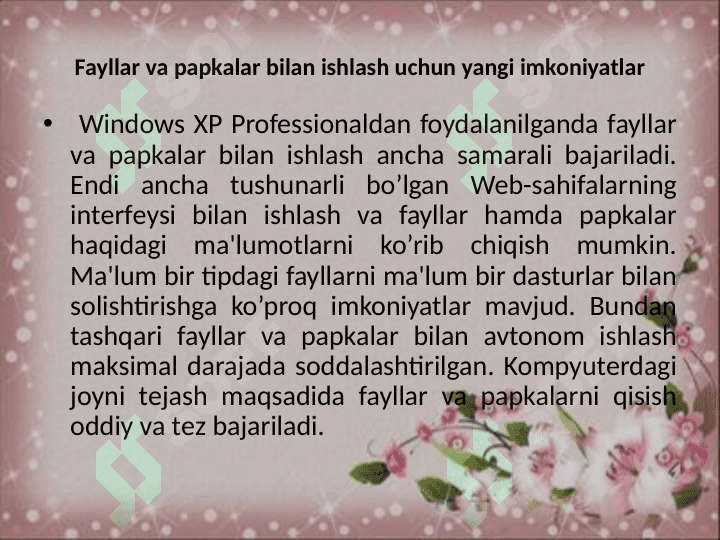 AMALIY  DASTURLASH  INTERFEYSI  POSIX  INTERFEYSI 7