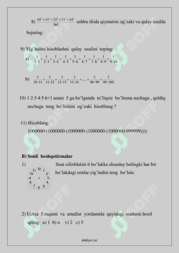 5-7-sinf matematika olimpiada 6