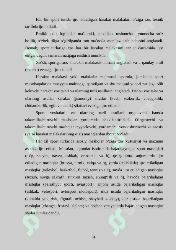 Voleybol o‘yini texnikasi va taktikasini o‘rgatishni takomillashtirish hamda mahoratini oshirish 4