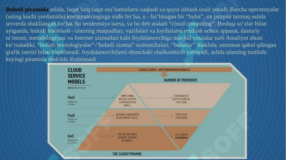 Iqtisodiyotda bulutli texnologiyalar tushunchasi 7
