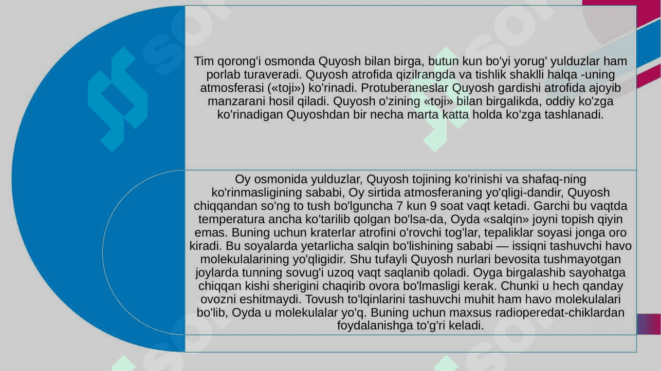 OYGA UCHISH TRAYEKTORIYALARI. OY ORBITA TEKISLIGINING ELLIPTIKLIGINI, OYNING TORTISHISH KUCHI VA OYNING O’LCHAMLARINI HISOBGA OLISH 4