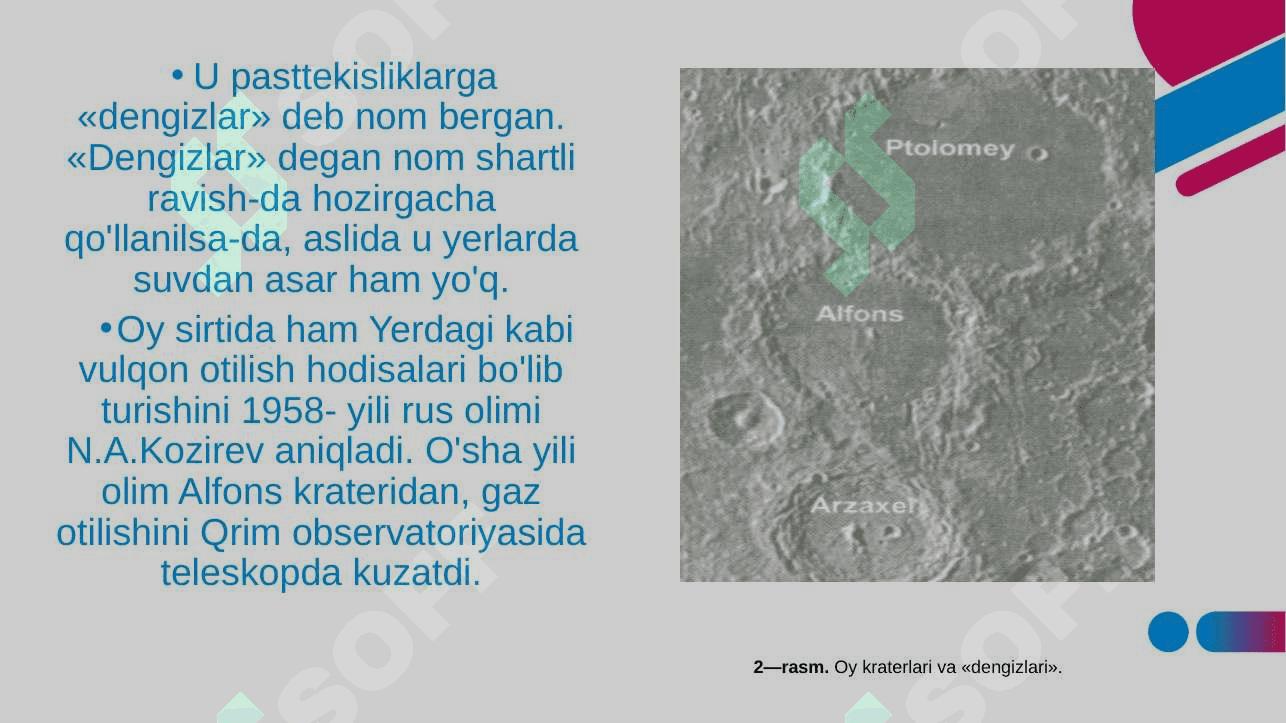 OYGA UCHISH TRAYEKTORIYALARI. OY ORBITA TEKISLIGINING ELLIPTIKLIGINI, OYNING TORTISHISH KUCHI VA OYNING O’LCHAMLARINI HISOBGA OLISH 7