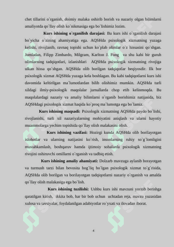 PSIXOLOGIK XIZMATNING RIVOJLANISHI (AQSH MISOLIDA) 4