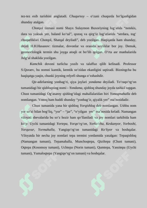Namangan viloyati toponimlari 4