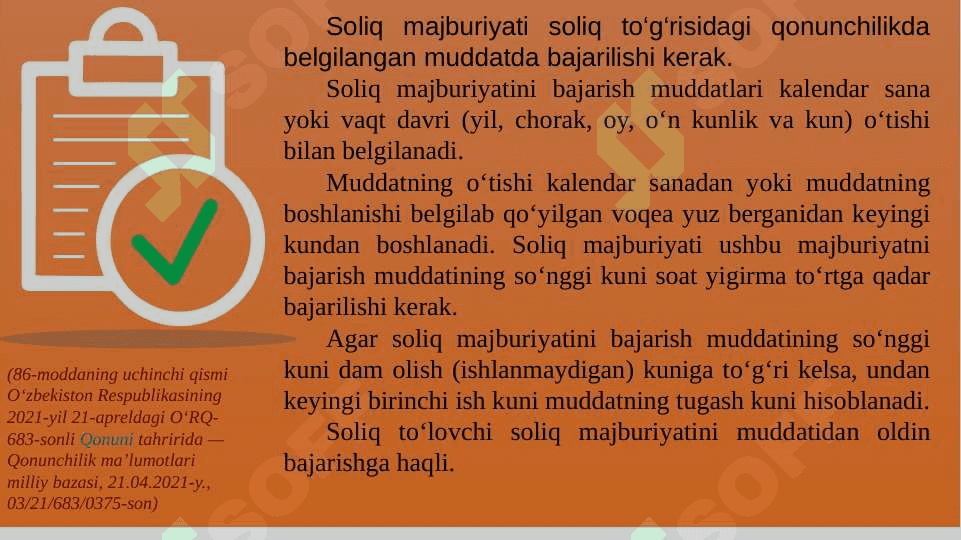 Soliq majburiyati 5