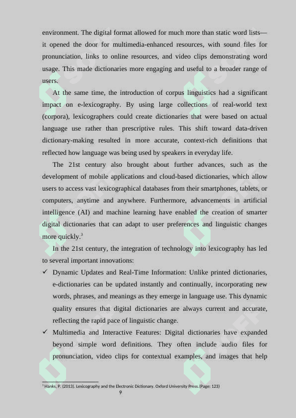 E-lexicography in the 21st centuary. Electronic lexicography in the 21st centuary 7