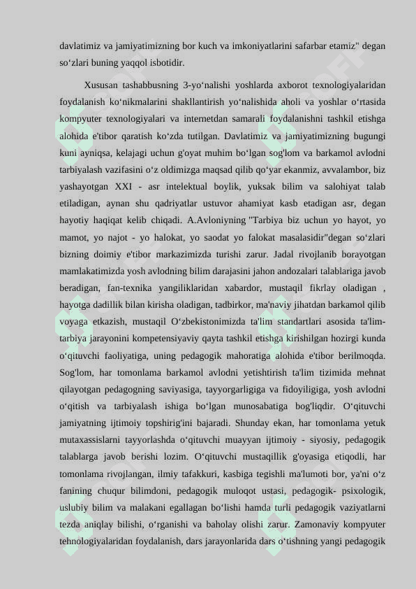 Test yaratuvchi dasturlar va ulardan foydalanish metodikasi 3