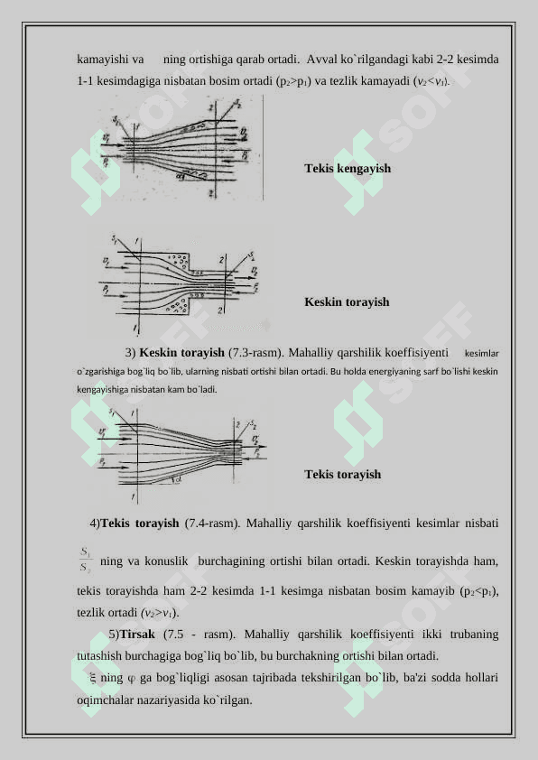 Mahalliy gidravlik qarshiliklar 3