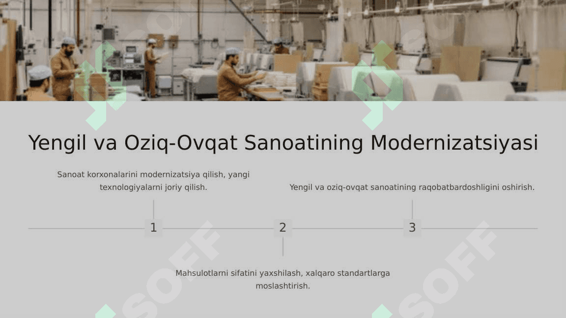 O'zbekiston mustaqillik yillarida qishloq xo'jalagi va sanoat yo'nalishida o'zgarishlar 6