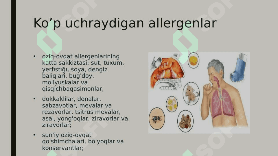 Allergik kasalliklarni klinik va labarator tashxislash usullar 5