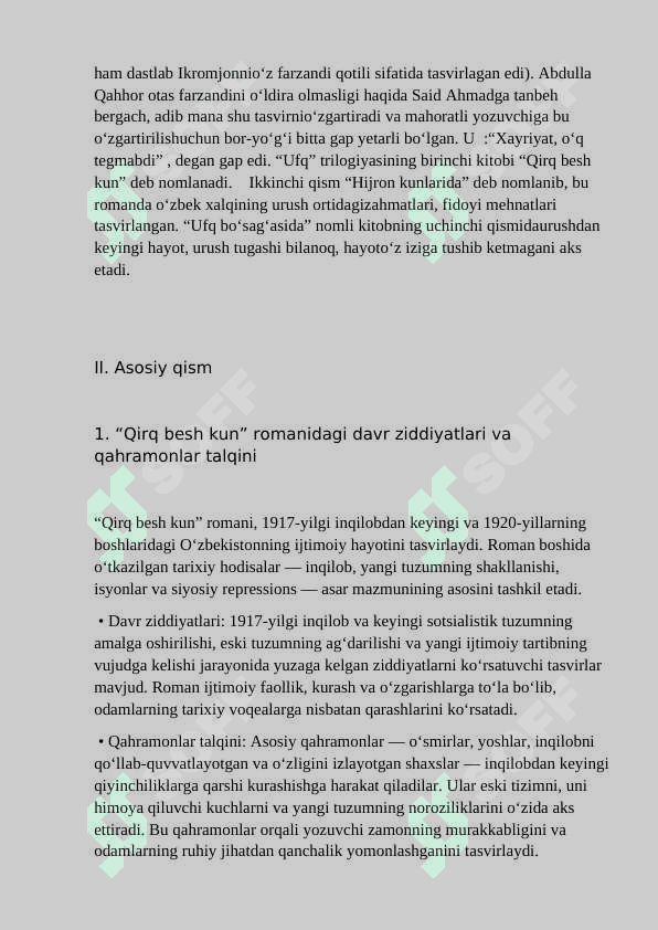 Said Ahmadning “Ufq” trilogiyasida davr vashaxs talqini 6