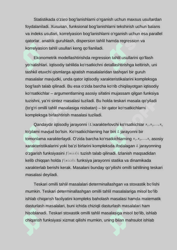 Standart masshtabdagi regressiya tenglamasi 5