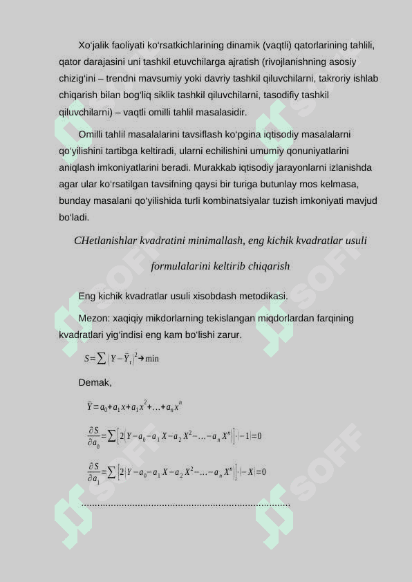 Standart masshtabdagi regressiya tenglamasi 7