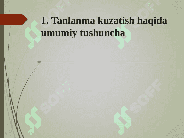 Statistik kuzatish. 3