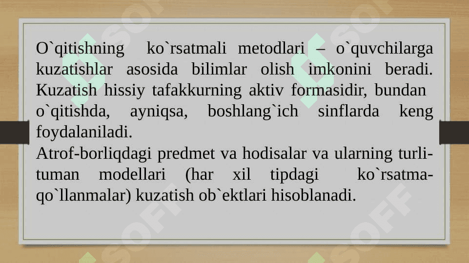 BOSHLANGʻICH TAʼLIM PEDAGOGIKASI OʻQITISH METODLARI 8
