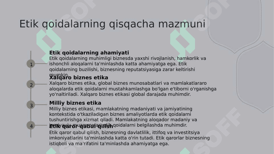Xalqaro biznes etika qoidalari va milliy biznes etika 3