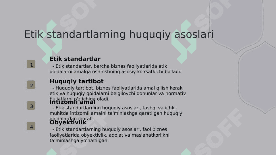 Xalqaro biznes etika qoidalari va milliy biznes etika 6