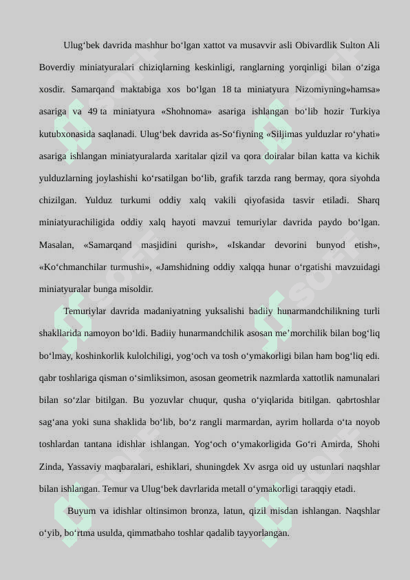 Amir Temur va Temuriylar davri madaniyat va san’at 8